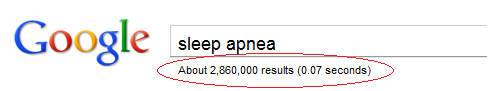 Sleep Apnea results Sleep Apnea results